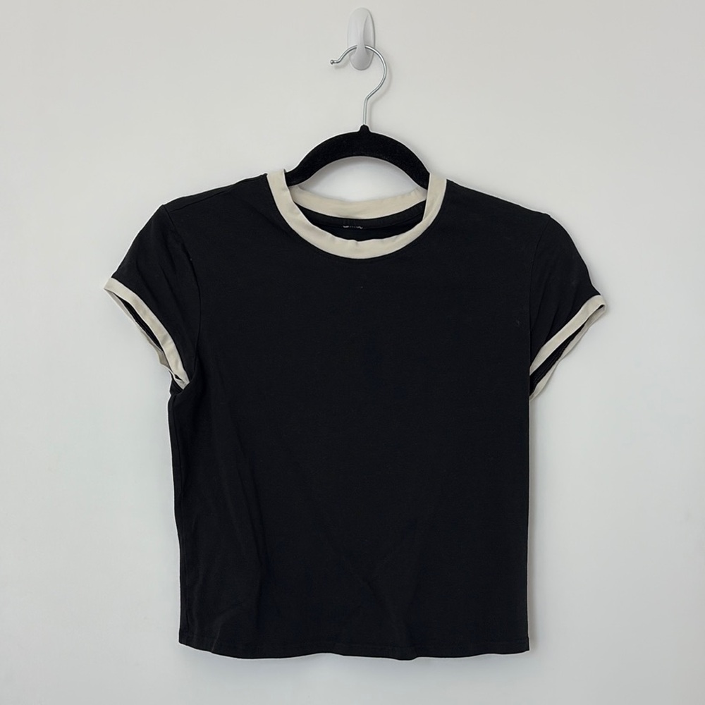 LULULEMON Organic Cotton Ringer Baby Tee